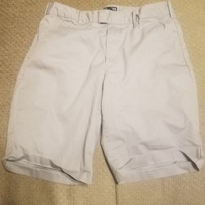 Express Cotton Men's Shorts Gray White Dots W 31